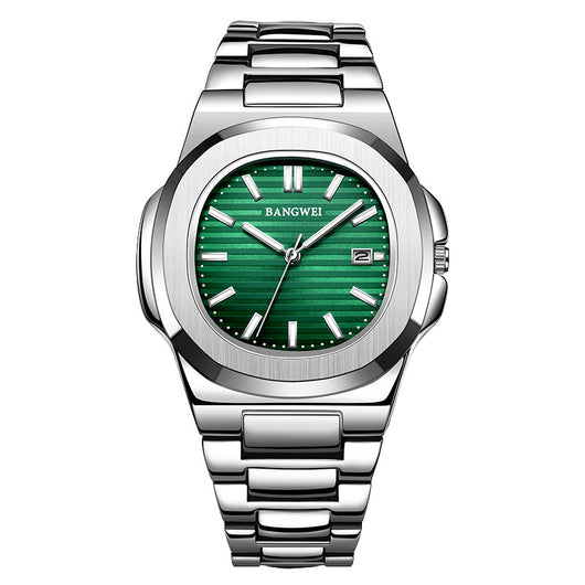 Reloj Hombre Acero Inoxidable Resistente al Agua con Esfera Luminosa - Image 8