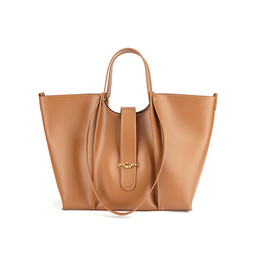 Bolso Tote de Cuero Genuino Gran Capacidad para Mujer - Image 2