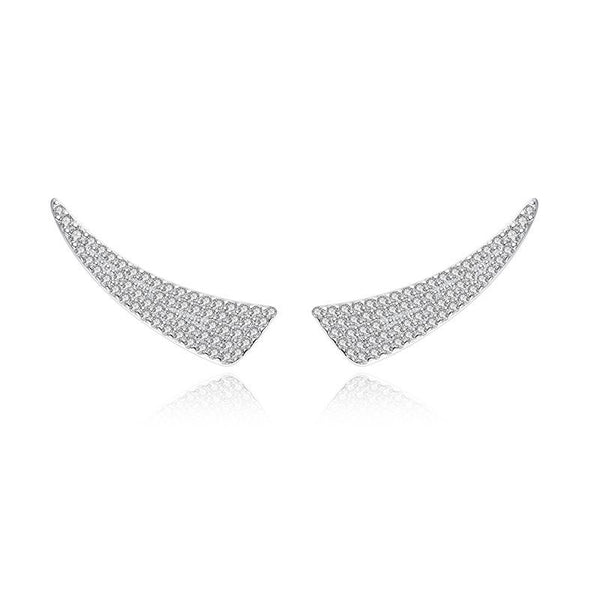 Aretes Alas de Ángel en Plata S925 con Diamantes Completos - Image 5