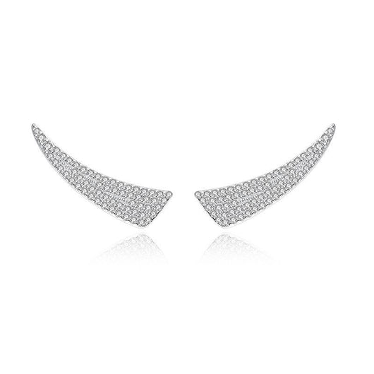 Aretes Alas de Ángel en Plata S925 con Diamantes Completos - Image 5