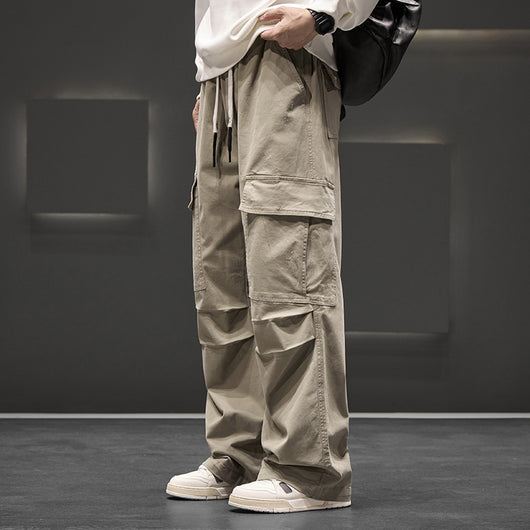 Pantalones Rectos Talla Grande para Trabajo y Uso Casual