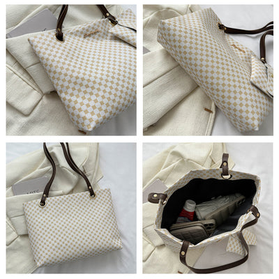 Bolsa de Hombro Retro Estampada Gran Capacidad - Image 10
