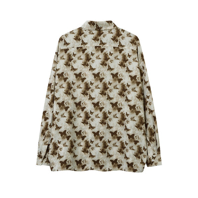 Camisa Suelta Estampado Floral Completo para Hombre - Image 17
