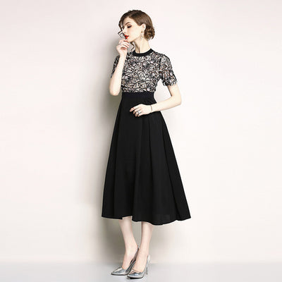 Blusa de Encaje Elegante Manga Corta Premium - Image 9
