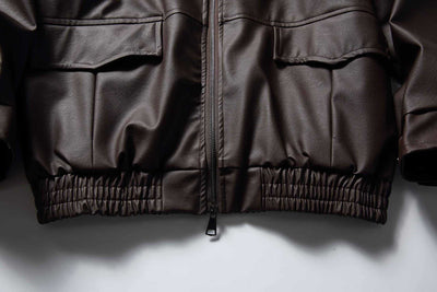 Chaqueta de Cuero para Motociclista - Estilo Clásico Masculino - Image 11