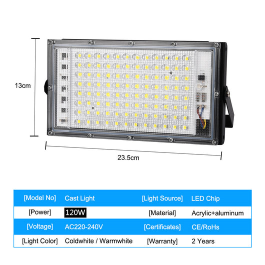 Foco Proyector LED 50W para Exteriores IP65 a Prueba de Agua - Image 3