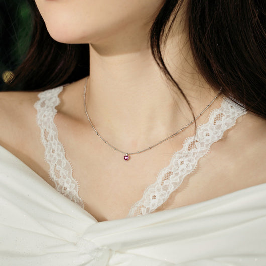 Collar de Plata Esterlina S925 para Mujer con Diseño de Corazones - Image 11