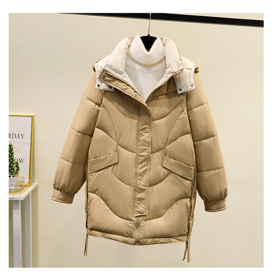 Chaqueta Acolchada Impermeable con Capucha y Contraste de Colores - Image 15