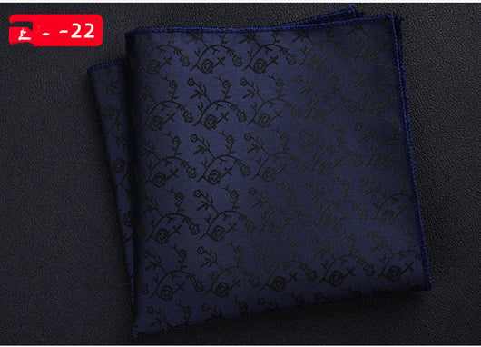 Pañuelo Cuadrado Retro con Bordado Texturizado para Hombre - Image 17