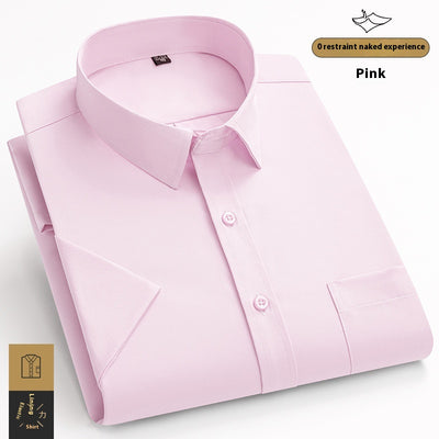 Camisa Manga Corta Elástica Ice Silk para Hombre - Image 9