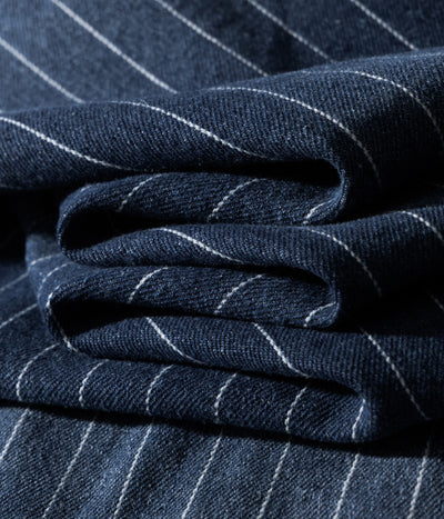 Camisa Denim a Rayas con Efecto Vintage Desgastado - Image 14