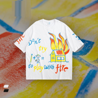 Playera Manga Corta Street Crayon para Hombre - Image 4