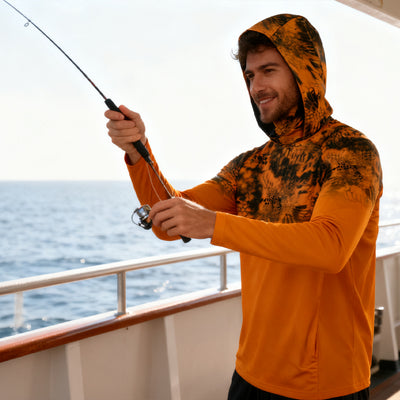 Camisa de Pesca Performance con Protección Solar - Manga Larga Multideporte