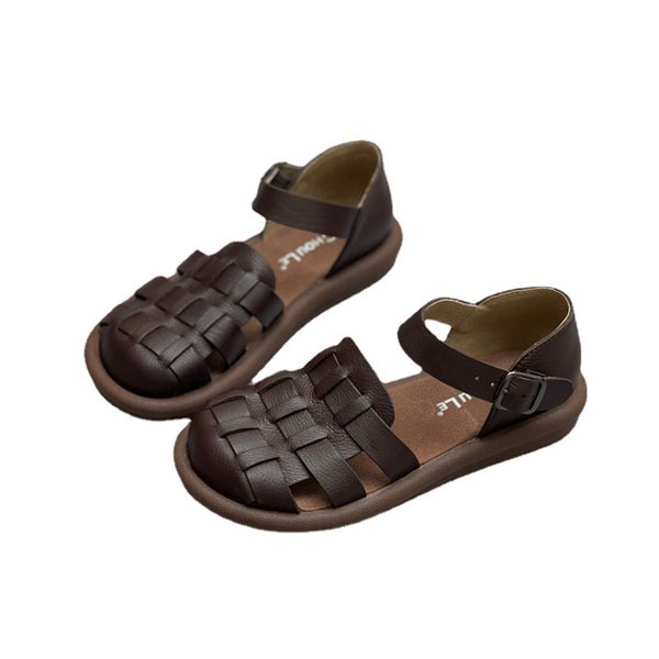 Sandalias de Cuero Genuino Artesanales para Mujer - Diseño Versátil
