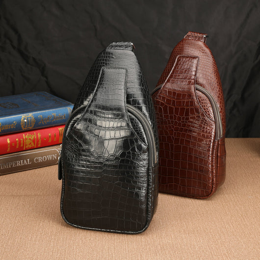 Bolsa de Cuero para Hombre Outdoor Travel - Bandolera Única