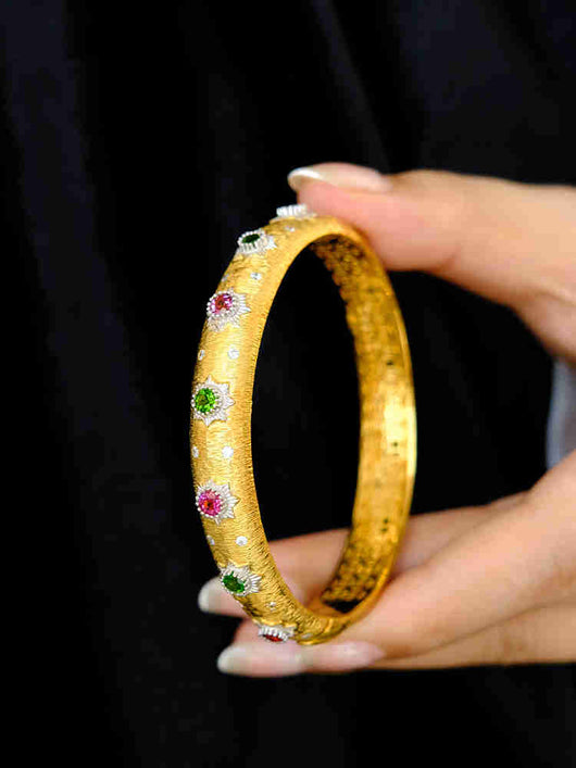 Pulsera Vintage Chapada en Oro Puro - Tesoro de Lujo - Image 4