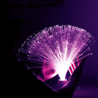 Lámpara Nocturna de Fibra Óptica Cielo Estrellado