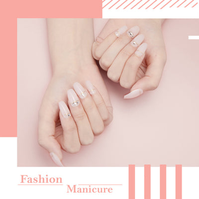 Uñas Postizas Largas Puntiagudas con Lentejuelas - Diseño Elegante - Image 12