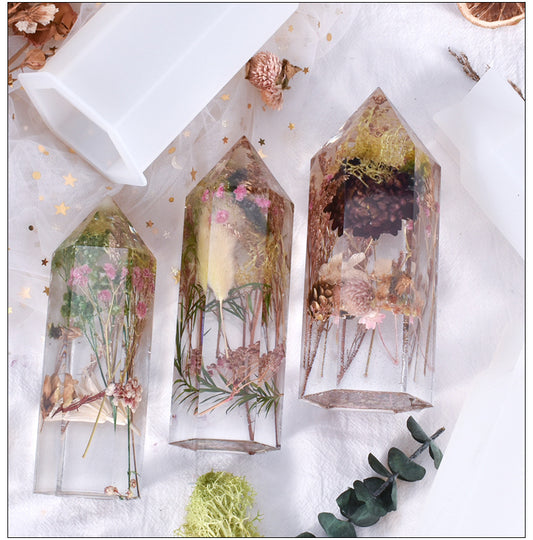Molde de Silicona Epoxi Cristal para Velas Artesanales