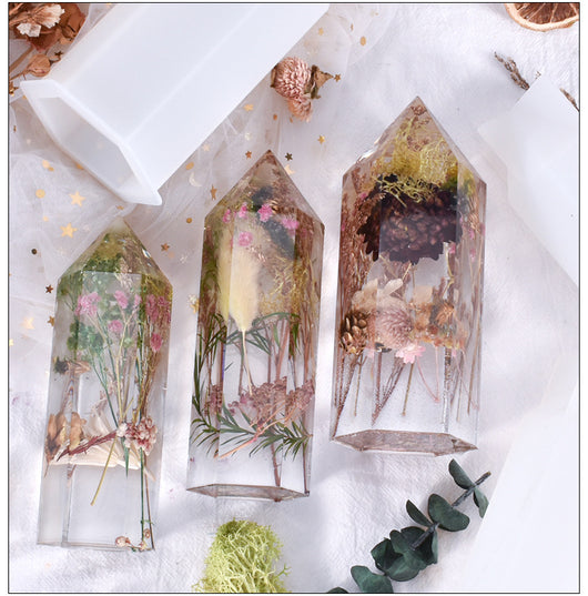 Molde de Silicona Epoxi Cristal para Velas Artesanales