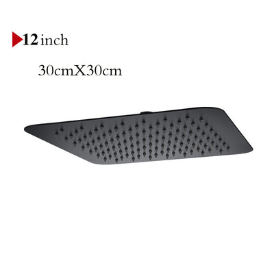 Regadera de Baño Acero Inoxidable 304 con Rociador Negro Premium - Image 15