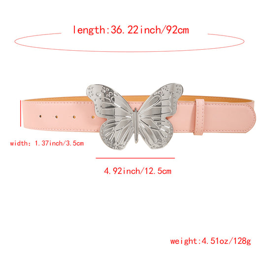 Cinturón Mariposa Metálico Grande Vintage - Accesorio Tendencia Dulce y Elegante - Image 19