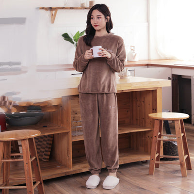 Pijama Cálido de Franela Japonesa para Otoño e Invierno - Image 6