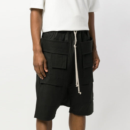 Pantalones Cortos Deportivos Harem Cropped Estilo Street Dark