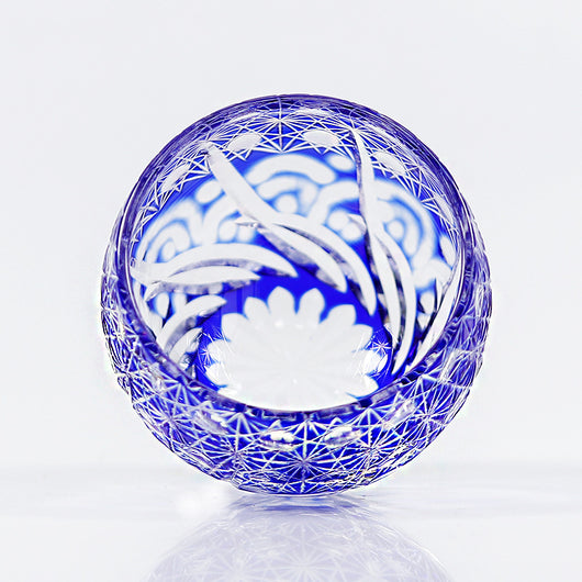Juego de Copas de Cristal Edo Kiriko Coloreado - Image 10