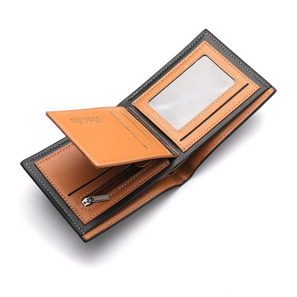 Billetera para Hombre con Patrón de León Grabado