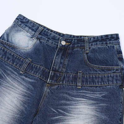 Conjunto Denim Lavado: Camisa y Capris de Diseño Premium - Image 18