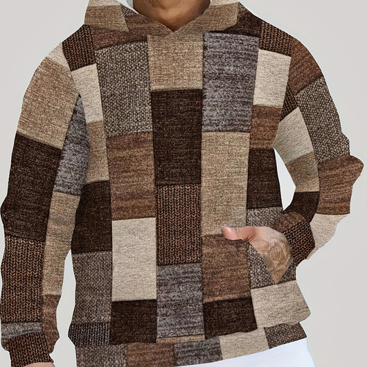 Sudadera con Capucha Casual Versátil para Hombre - Image 3