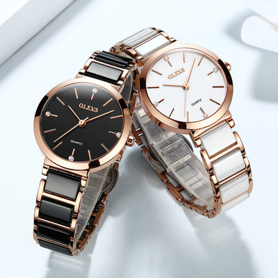 Reloj Deportivo para Mujer Acero Inoxidable Resistente al Agua