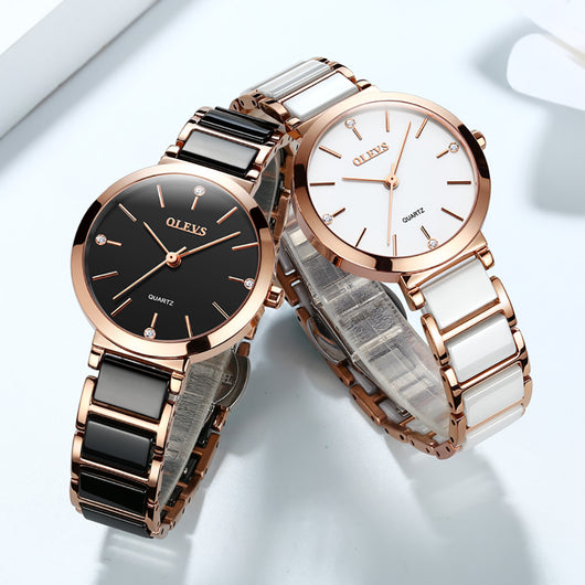 Reloj Deportivo para Mujer Acero Inoxidable Resistente al Agua