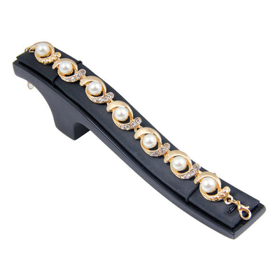Pulsera de Perla y Diamante en Aleación - Diseño Creativo y Personalizado - Image 10