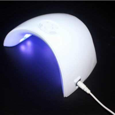 Lámpara UV LED 12 LEDs para Secado de Uñas de Gel - Manicura Profesional con Temporizador y Sensor