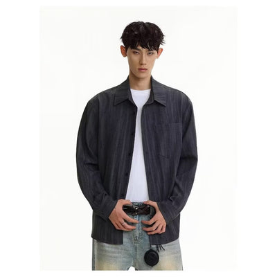 Chaqueta Casual Holgada Retro para Hombre - Estilo Vintage Moderno - Image 3