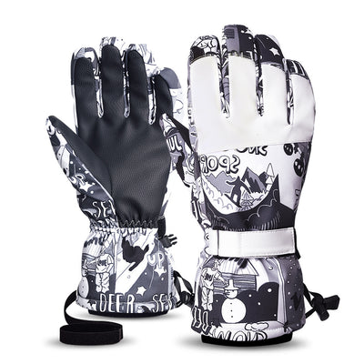 Guantes de Esquí Acolchados Impermeables y Cálidos - Image 4