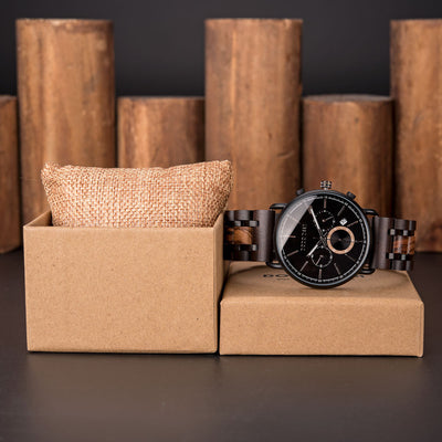 Reloj de Cuarzo con Cuerpo de Madera - Image 6