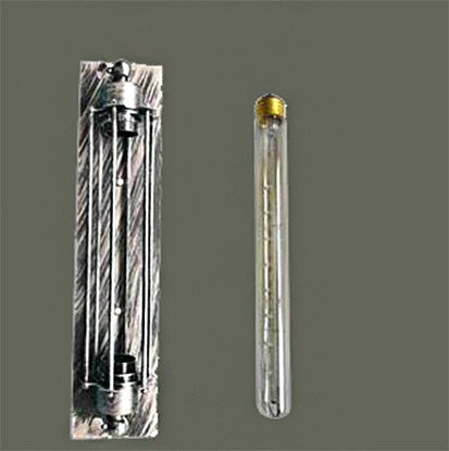 Lámpara de Pared Estilo Industrial Retro con Tubo de Cristal - Image 7