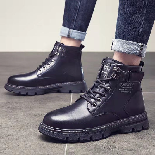 Botas Altas Estilo Coreano para Hombre - Image 8