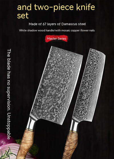 Cuchillo Nakiri Damasco Capas KD 67 - Juego Profesional - Image 3