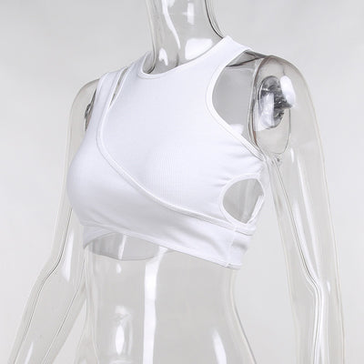 Conjunto de Dos Piezas Asimétrico con Top Fruncido para Verano - Image 12