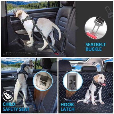 Cinturón de Seguridad Reflectante Multifuncional para Mascotas - Image 6