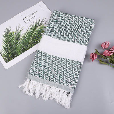 Toalla Playera Turca Artesanal con Borlas - Image 15