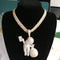 Collar de Circonita Bicolor Blanco - Diseño Elegante y Versátil