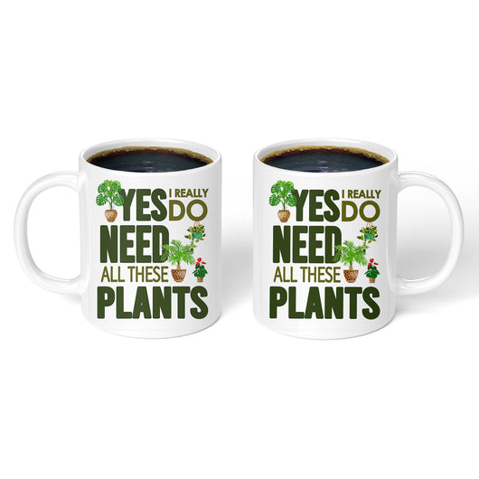 Taza de Cerámica Blanca con Diseño Botánico - Image 6