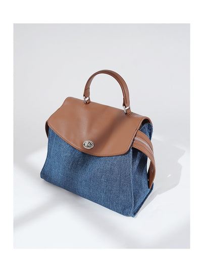 Mochila Cómoda Estilo Coreano Jean Lazy Backpack - Image 15