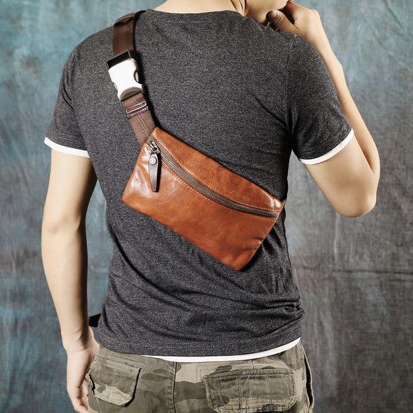 Bolsa Mensajero de Cuero Genuino para Hombre - Estilo Casual y Profesional