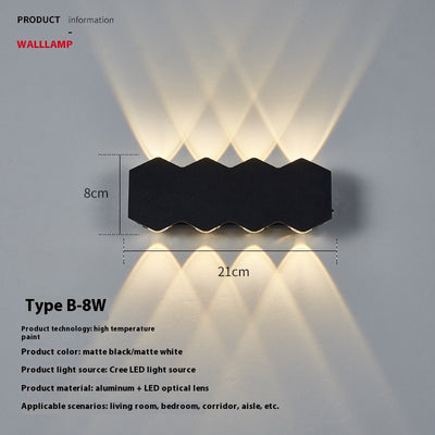 Lámpara de Pared LED Minimalista Onda para Pasillos - Image 6